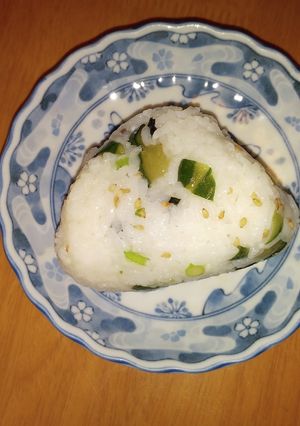 キュウリのからし漬けおにぎり-レシピのメイン写真