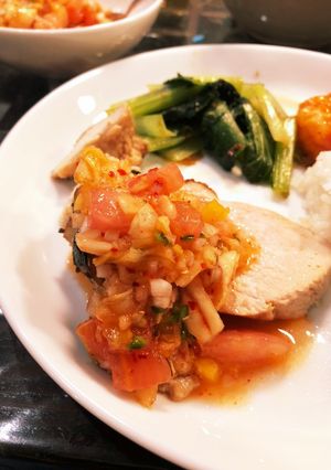 Wサルサソース塩麹チキングリル-レシピのメイン写真