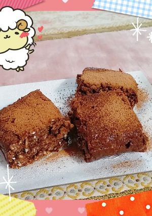 マクロビ☆オートミールの生チョコ風ケーキ-レシピのメイン写真