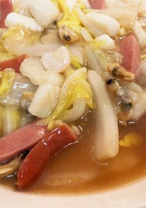 白菜とシーフードミックスで中華風うま煮-レシピのメイン写真