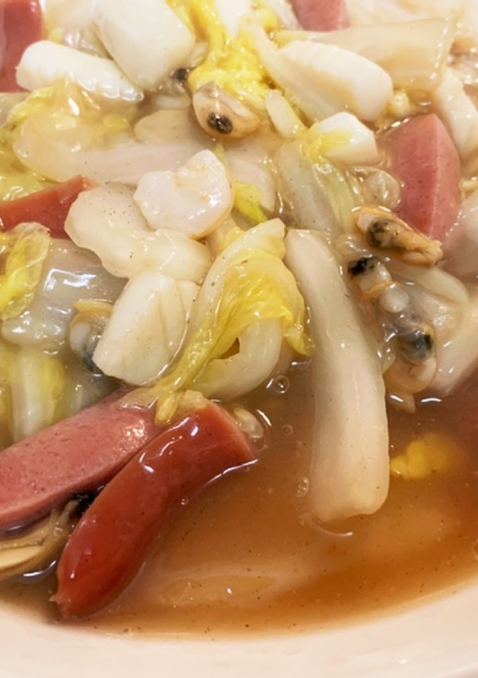 白菜とシーフードミックスで中華風うま煮-レシピのメイン写真