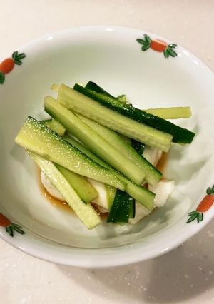きゅうりと豆腐の柚子ぽん酢-レシピのメイン写真