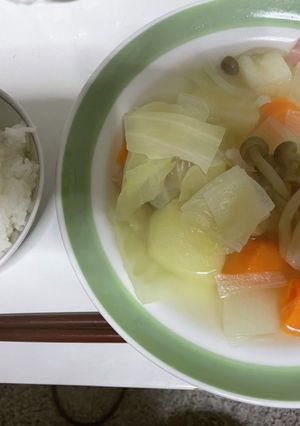 野菜スープ(食べすぎても体重が増えない)-レシピのメイン写真
