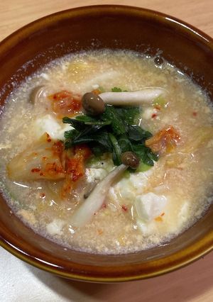 かんたんキムチ豆腐-レシピのメイン写真