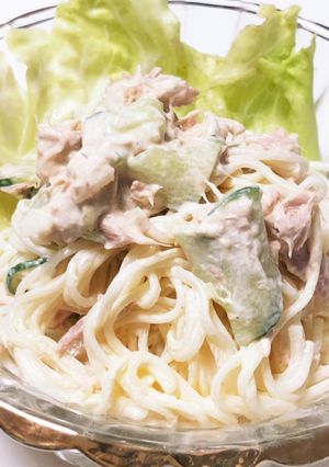ツナマヨ☆そうめんサラダ-レシピのメイン写真