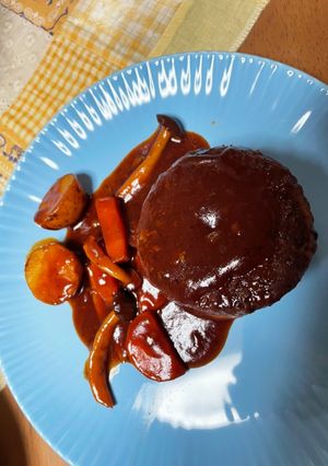 コストコビーフパティで煮込みハンバーグ-レシピのメイン写真