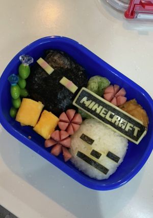 マインクラフト　キャラ弁　デザイン　-レシピのメイン写真