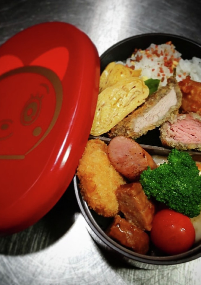ノアちゃんのイカ墨ヒレかつ弁当(✯ᴗ✯)-レシピのメイン写真