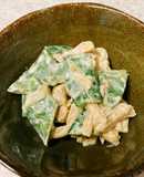 簡単小鉢♪絹さやと穂先メンマのマヨ和え
