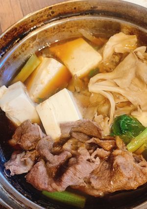 お手軽牛鍋-レシピのメイン写真