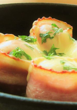 〖 ベーコンとミニトマトのチーズ焼き 〗-レシピのメイン写真