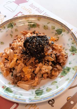 キムチと納豆でｗ発酵で低糖質チャーハン-レシピのメイン写真