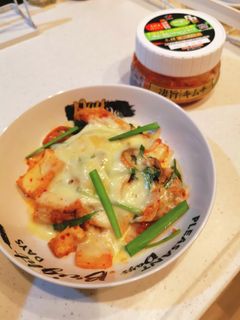 豚肉と厚揚げのキムチ炒めチーズのせ♪-レシピのメイン写真