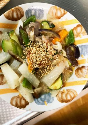 そうめチャンプル味豚こま大根青椒肉絲-レシピのメイン写真