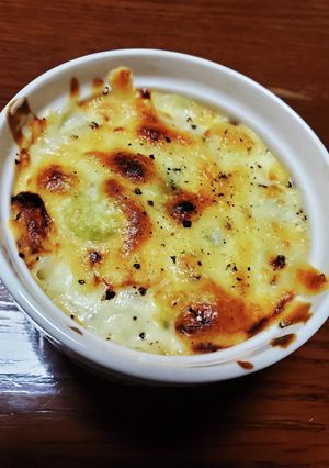 10分で完成　空豆と新玉のグラタン風-レシピのメイン写真
