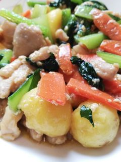 鶏もも肉とたっぷり野菜の塩麹炒め-レシピのメイン写真