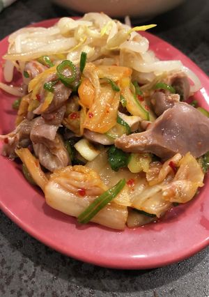 砂肝のWキムチ和え-レシピのメイン写真