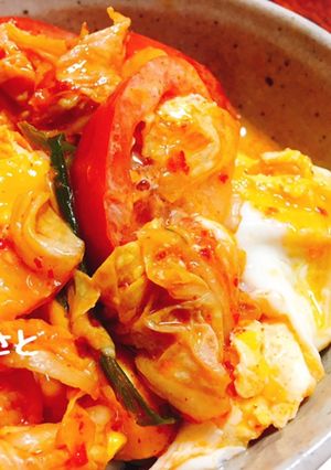 栄養満点☆パパっと簡単キムチ丼-レシピのメイン写真