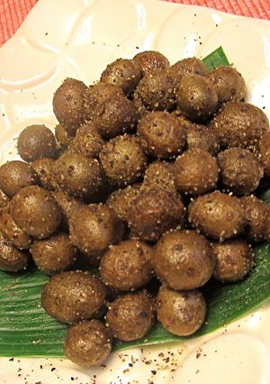 黒こしょうたっぷり！むかご揚げ-レシピのメイン写真