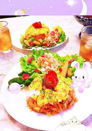 オムライスランチ♡令和3年5月27日♡-レシピのメイン写真