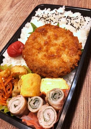 メンチカツ弁当　0528-レシピのメイン写真