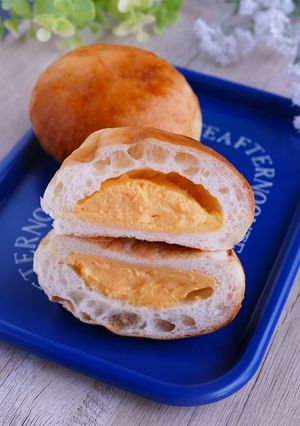 ひんやり冷やして食べるクリームパン-レシピのメイン写真