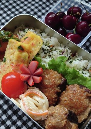 ❜21/5/28 椎茸肉詰め弁当　長女-レシピのメイン写真
