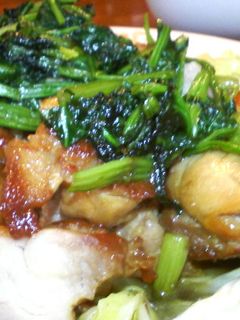 ★鶏モモ肉とほうれん草の甘辛煮★-レシピのメイン写真