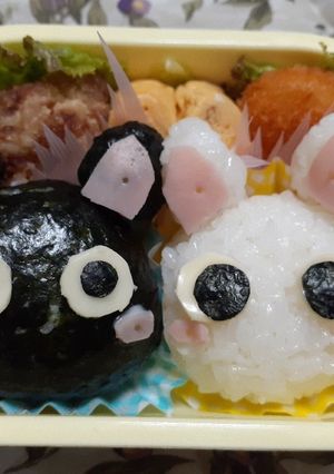 ♡猫ちゃん弁当♡-レシピのメイン写真