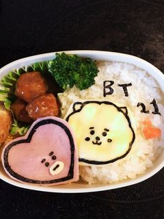 BT21キャラ弁記録-レシピのメイン写真