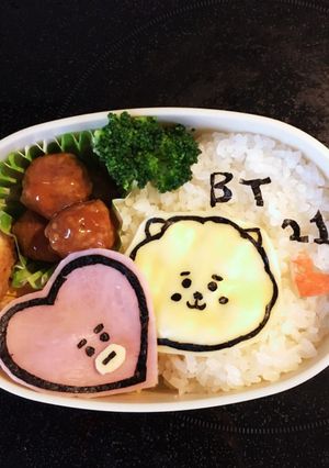 BT21キャラ弁記録-レシピのメイン写真