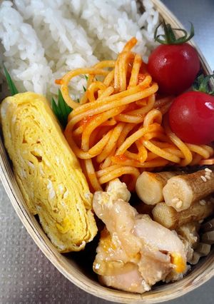 親子丼の具弁当-レシピのメイン写真
