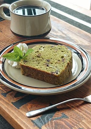 おうちカフェ★抹茶バナナのパウンドケーキ-レシピのメイン写真