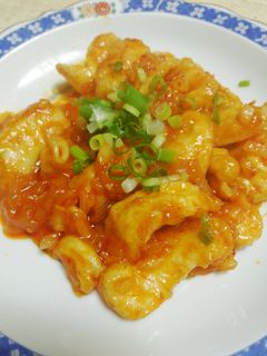 胸肉を美味しく!鶏肉のチリソース煮-レシピのメイン写真