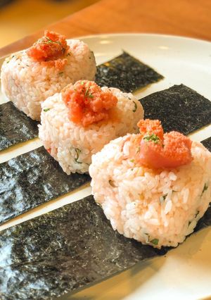 贅沢の極み！明太バター醤油おむすび-レシピのメイン写真