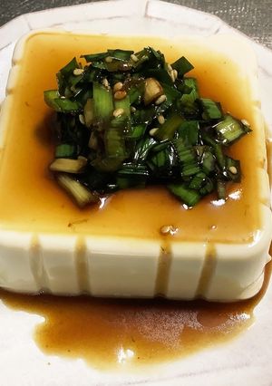 超楽々　ニラ豆腐　作ります-レシピのメイン写真