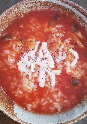 トマトチーズリゾット-レシピのメイン写真