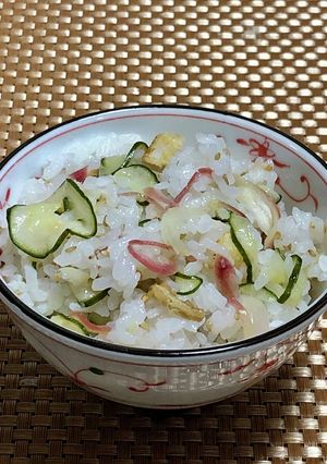 夏に!爽やかみょうがご飯-レシピのメイン写真
