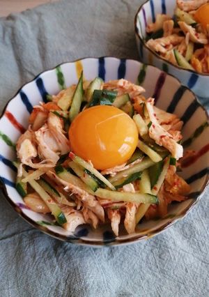 簡単おつまみ！ささみとキムチのユッケ-レシピのメイン写真