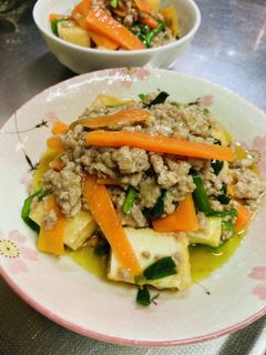 厚揚げと豚ひき肉の生姜炒め-レシピのメイン写真