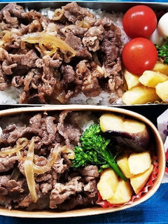 牛丼弁当(5.28)-レシピのメイン写真