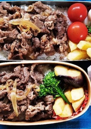 牛丼弁当(5.28)-レシピのメイン写真