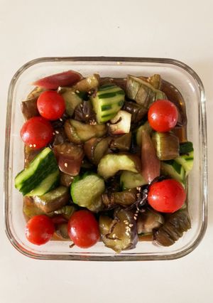 超簡単!夏野菜のめんつゆ漬け-レシピのメイン写真