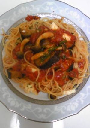 トマトとモッツァレラチーズのスパゲッティ-レシピのメイン写真