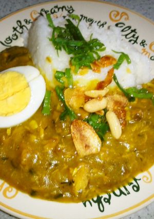 ミャンマー風カレーライス　モヒンガー風味-レシピのメイン写真