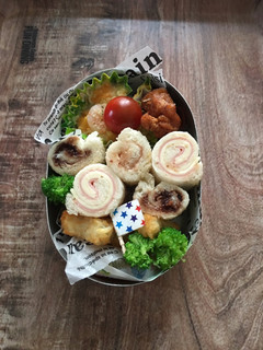 幼稚園 ロールサンドイッチ 子供 お弁当-レシピのメイン写真