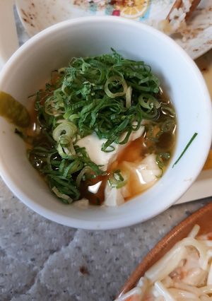 ごま塩ダレの冷奴-レシピのメイン写真