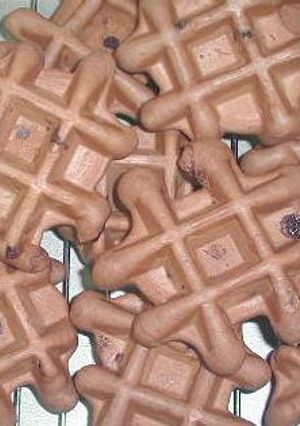 発酵不要の簡単チョコチップワッフル-レシピのメイン写真