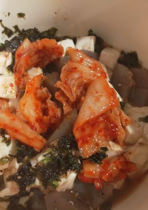 こんにゃく豆腐のキムチ味-レシピのメイン写真