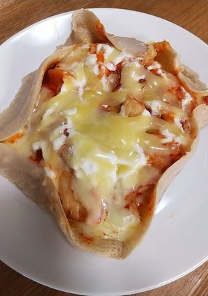 免疫力アップ！キムチーズガレット-レシピのメイン写真